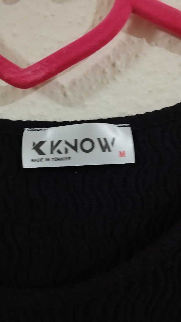 Siyah, kısa kollu, uzun salaş elbise - Görsel 2