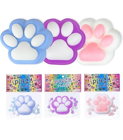  Beden Kedi Patisi - Taba Lapka - Squishy - Stress Oyuncağı - Sukuşi