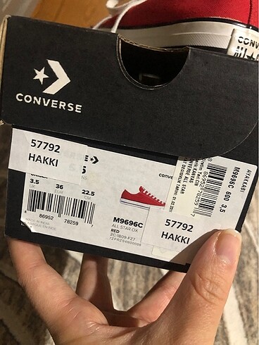 Kadın Kırmızı Converse