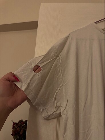 Diğer oversize beyaz tişört