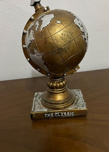 Altın ve Gri Masa Saati - Görsel 2