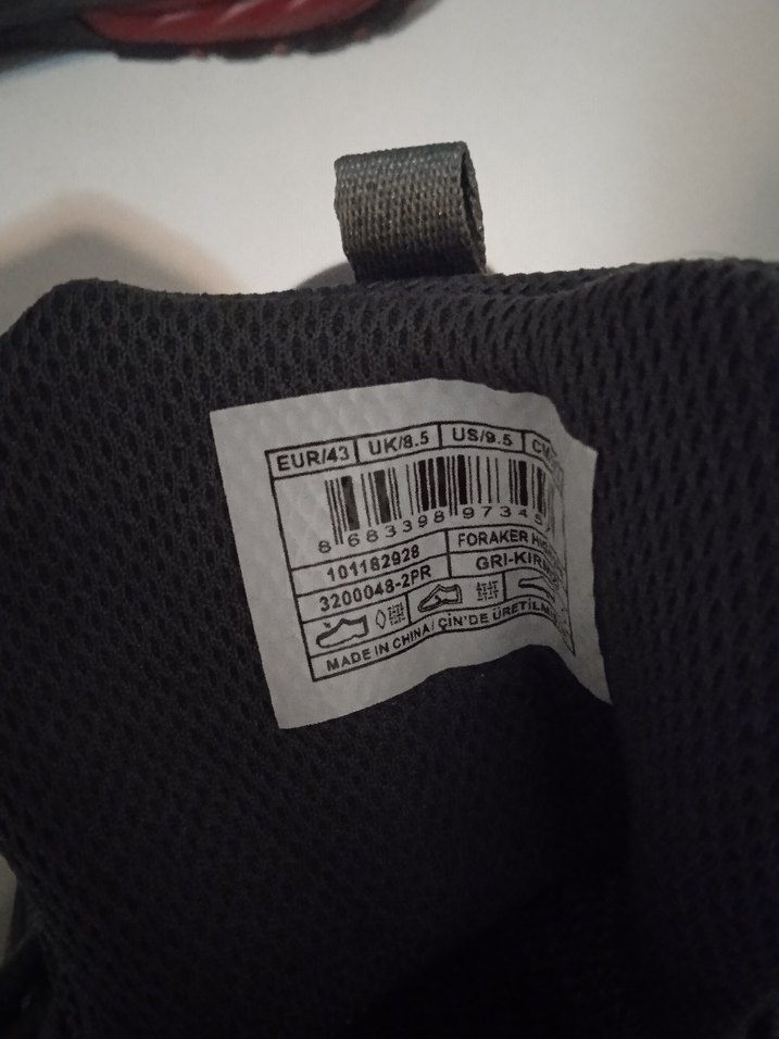 Gri Erkek Spor Outdoor Ayakkabı Lotto - Görsel 3