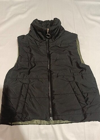 Sıfır kollu yelek ceket - Görsel 3