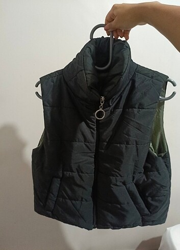 Sıfır kollu yelek ceket - Görsel 5