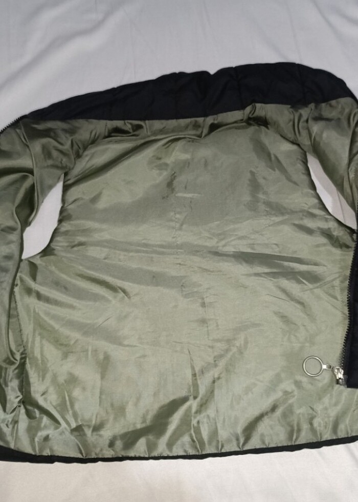 Sıfır kollu yelek ceket - Görsel 4