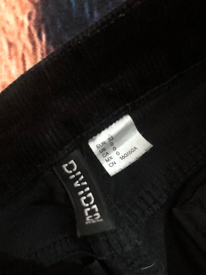 Siyah kadife kot ispanyol paça pantolon - Görsel 3