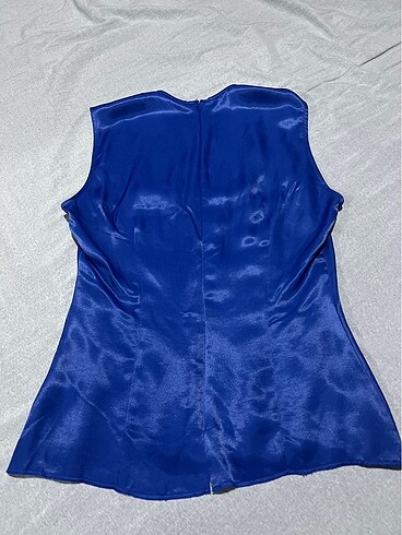 Saten büstiyer bluz - Görsel 3