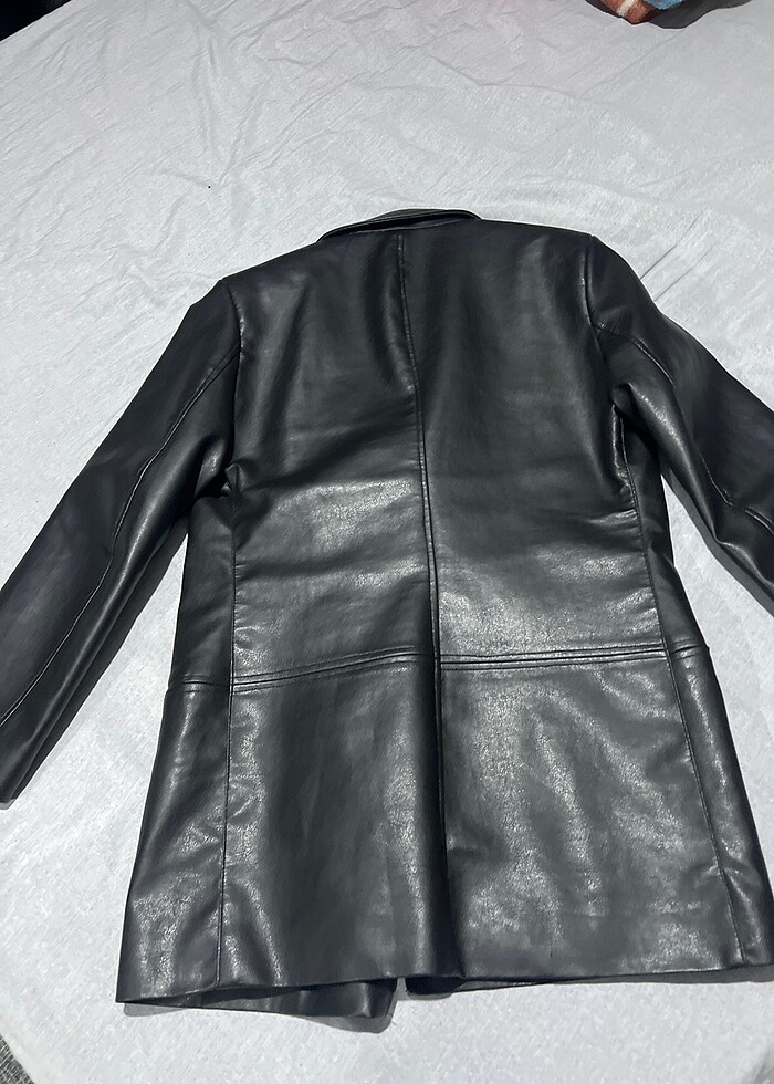 Suni Deri ceket - Görsel 3