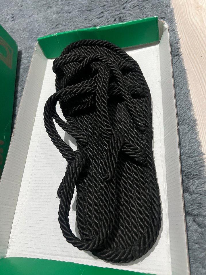 Siyah erkek Sandalet 42 numara - Görsel 3