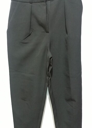 Zara ZARA MODEL BUTİK SİYAH KUMAŞ PANTOLON