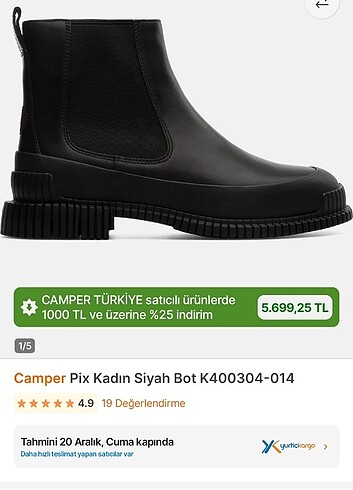 Orijinal Camper Pix Kadın Bot - Görsel 10