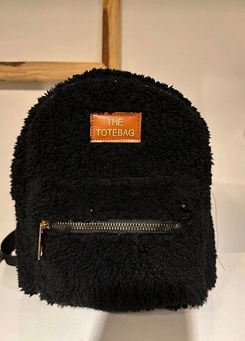 Kadın Peluş Siyah Çanta 
