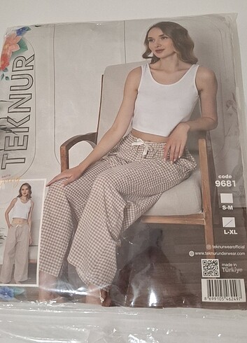 xl Beden YAZLIK ŞIK KROPLU KADIN PİJAMA TAKIMI