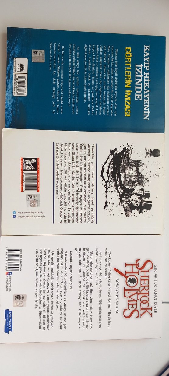 Sherlock Holmes Kitapları
Boscombe vadisi
Dörtlerin imzası
ipucu - Görsel 2