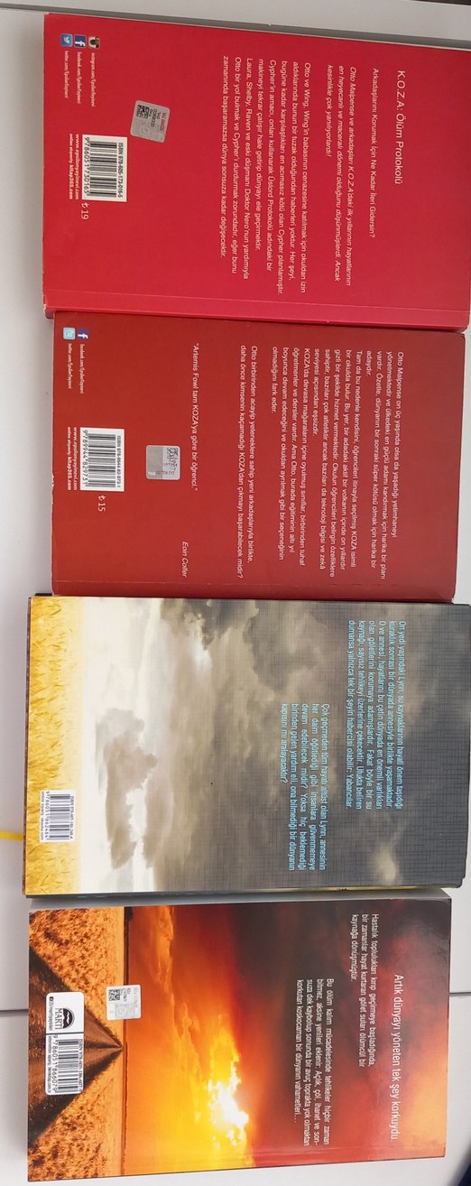 Mark Walden- KOZA serisi
Mindy McGinnis- Bir yudum su serisi - Görsel 2