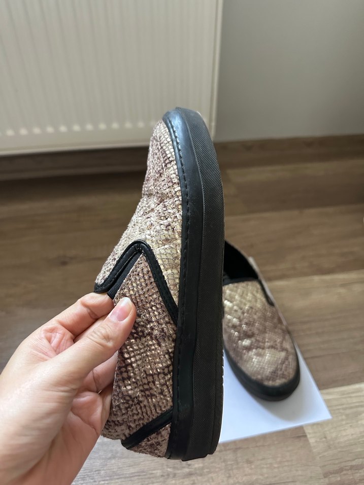 Yılan Desenli Espadril - Görsel 2