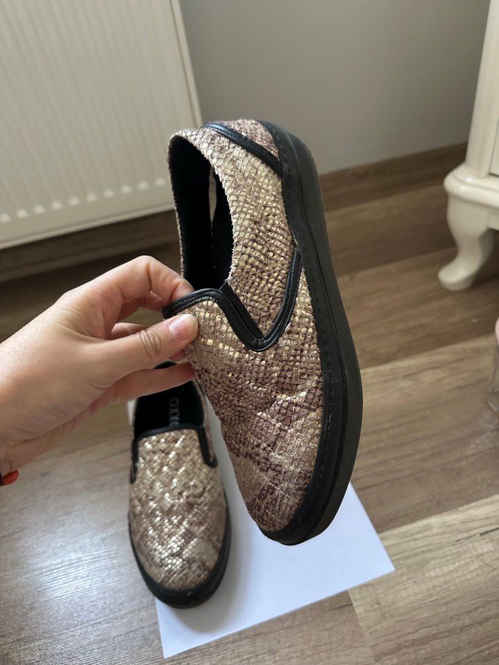 Yılan Desenli Espadril - Görsel 3