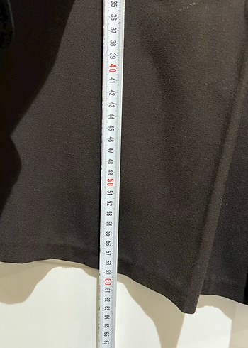 Düğmeli Koyu Kahverengi Mini Etek - Görsel 5