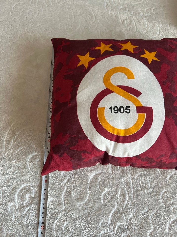 Bordo Baskılı Galatasaray Yastık - Görsel 3