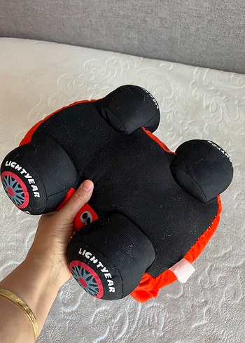 Kırmızı Yumuşak Oyuncak Araba yastık - Görsel 4