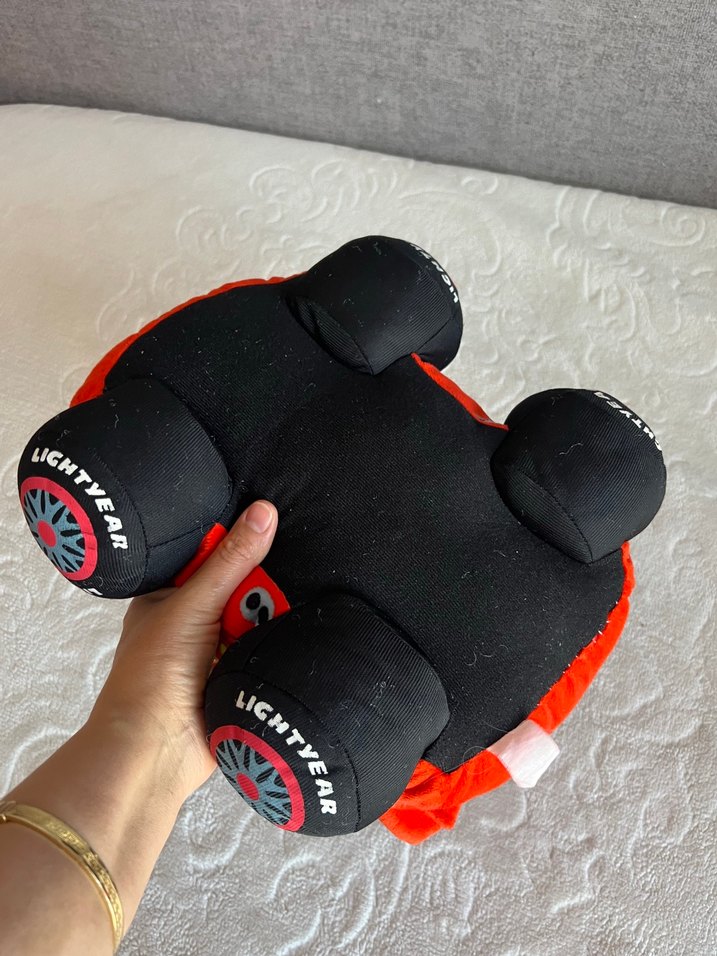 Kırmızı Yumuşak Oyuncak Araba yastık - Görsel 4