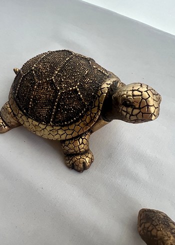 Koyu kahve Rengi Kaplumbağa Biblo Seti - Görsel 3