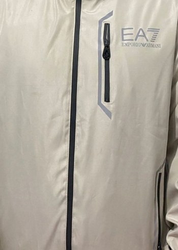 Bej Erkek Fermuarlı İnce Yağmurluk - Görsel 3