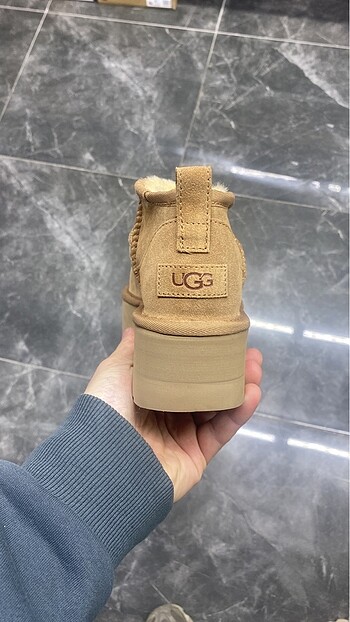 37 Beden kahverengi Renk Ugg Platform