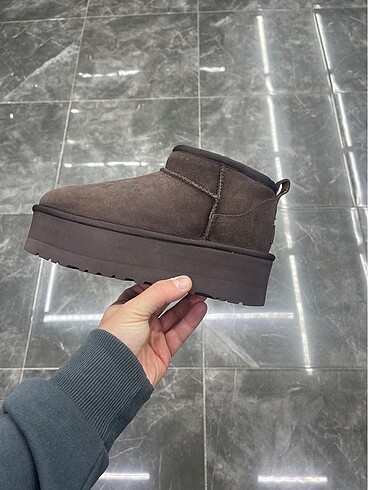 37 Beden kahverengi Renk Ugg Plt Acı Kahve
