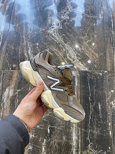 New Balance 9060 Mushroom White