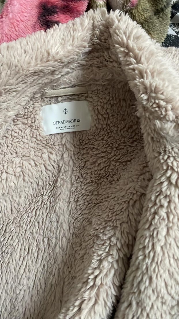 Bej Süet Kürklü Kadın Ceket - Görsel 4