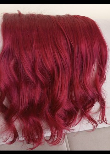 Parlak Kırmızı Sentetik Çıt Çıt - Görsel 2