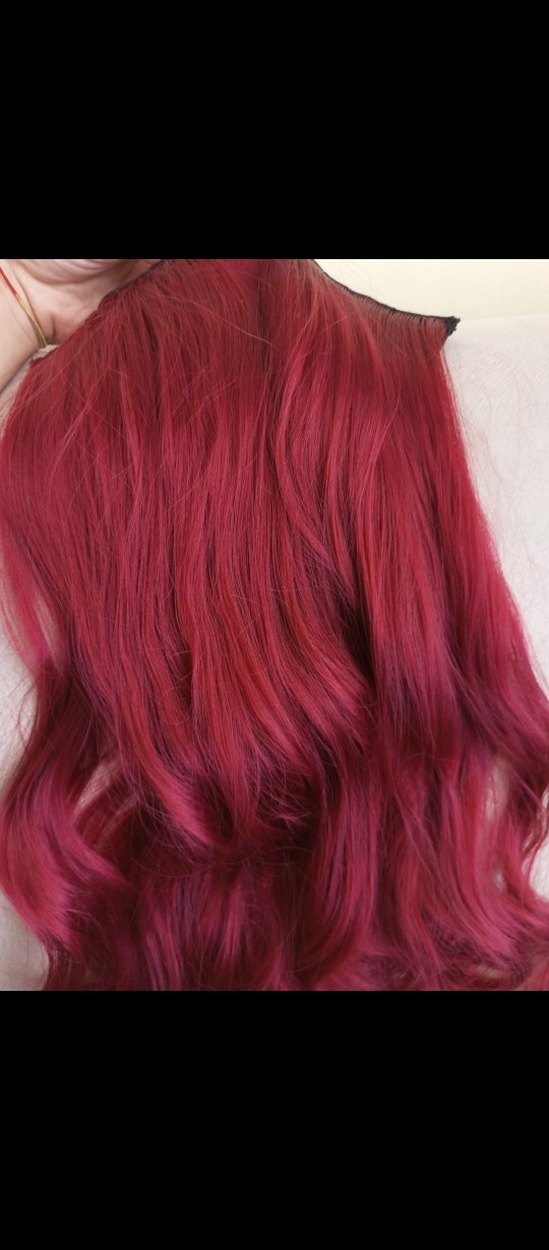 Parlak Kırmızı Sentetik Çıt Çıt - Görsel 3