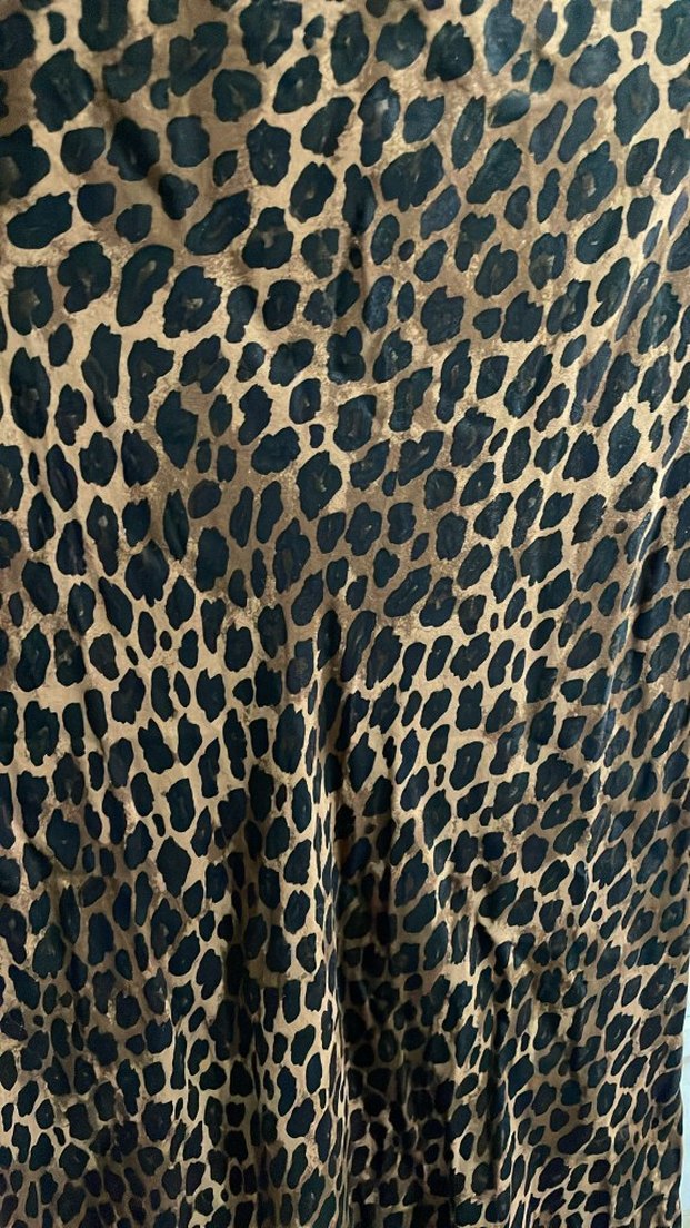 Leopar Desenli Uzun Kadın Etek - Görsel 3