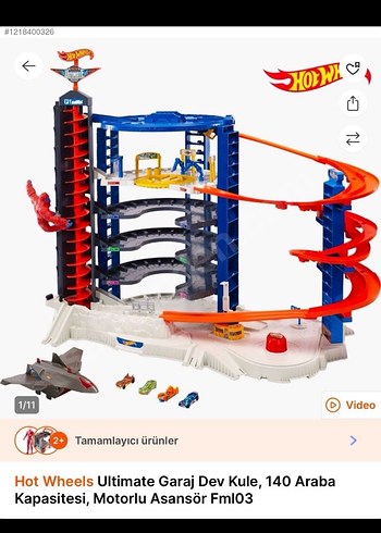  Beden Hotweels dev garaj