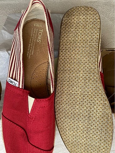 Sıfır TOMS University Classics Red Stripe 43,5 - Görsel 7