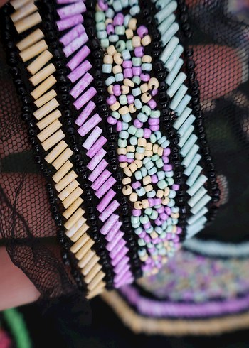 Boncuk işleme yakalar - Görsel 5