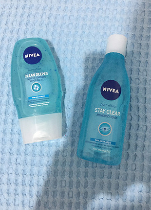 Nivea Nivea parlama karşıtı yüz yıkama jeli ve tonik