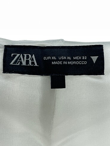 xl Beden beyaz Renk Zara Kısa Elbise %70 İndirimli.