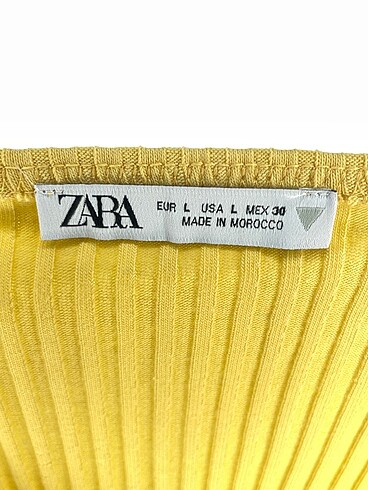 l Beden sarı Renk Zara Bluz %70 İndirimli.