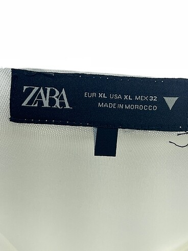 xl Beden beyaz Renk Zara Bluz %70 İndirimli.