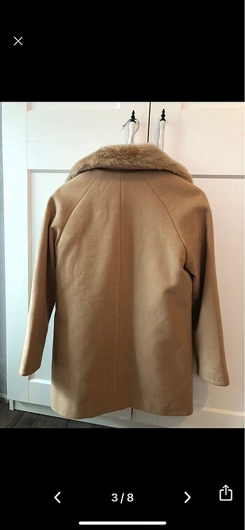 40 Beden koton camel renk kaban