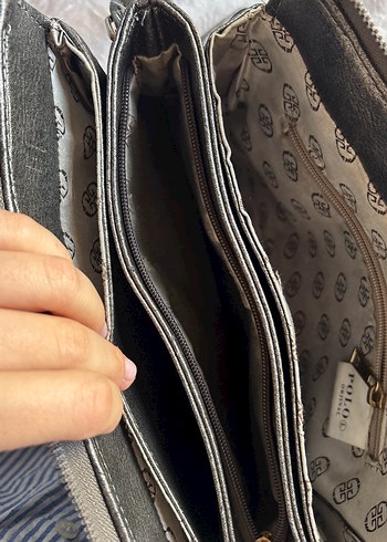 Gri polo orijinal askili canta - Görsel 3