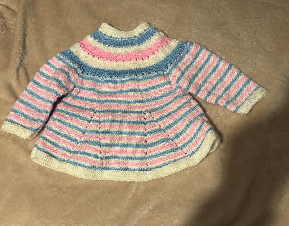 Kız Çocuk Renkli Triko Hırka - Görsel 3