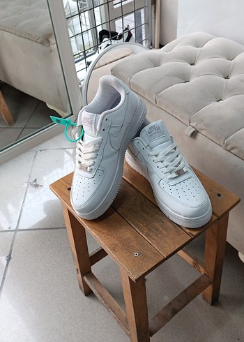 Nike Beyaz unisex Spor Ayakkabı Bağcıklı
