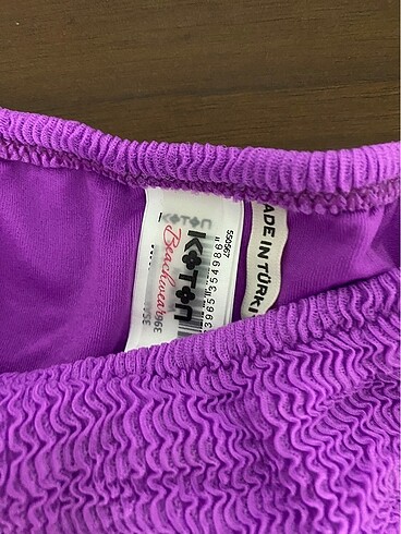 xs Beden mor Renk Bikini takımı