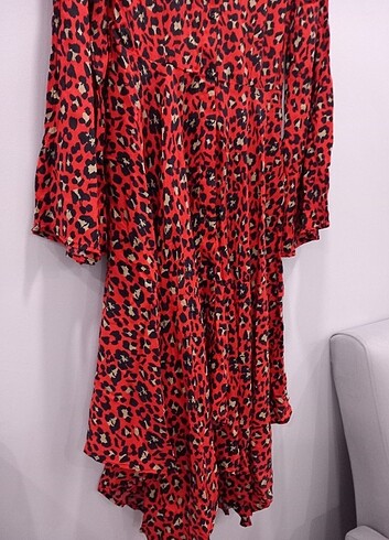 Etiketli 38 beden Çan kesim Elbise Koton - Görsel 3