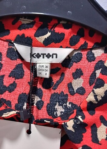 Etiketli 38 beden Çan kesim Elbise Koton - Görsel 5