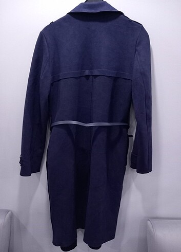 Koton Nubuk Süet Trenckot Pardesu - Görsel 6