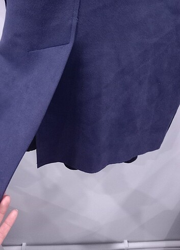 Koton Nubuk Süet Trenckot Pardesu - Görsel 8